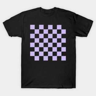 Periwinkle Checker Pattern T-Shirt